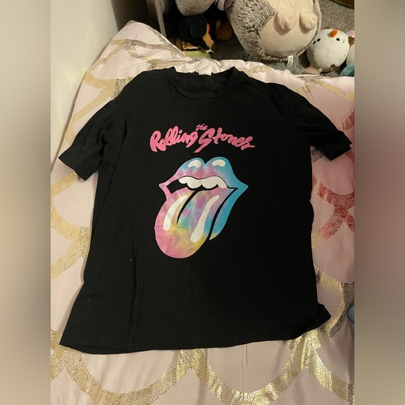 black rolling stones graphic tee - Picture 1 of 3